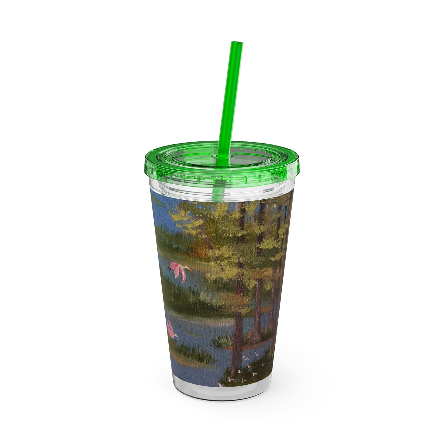 Sunsplash Tumbler with Straw, 16oz