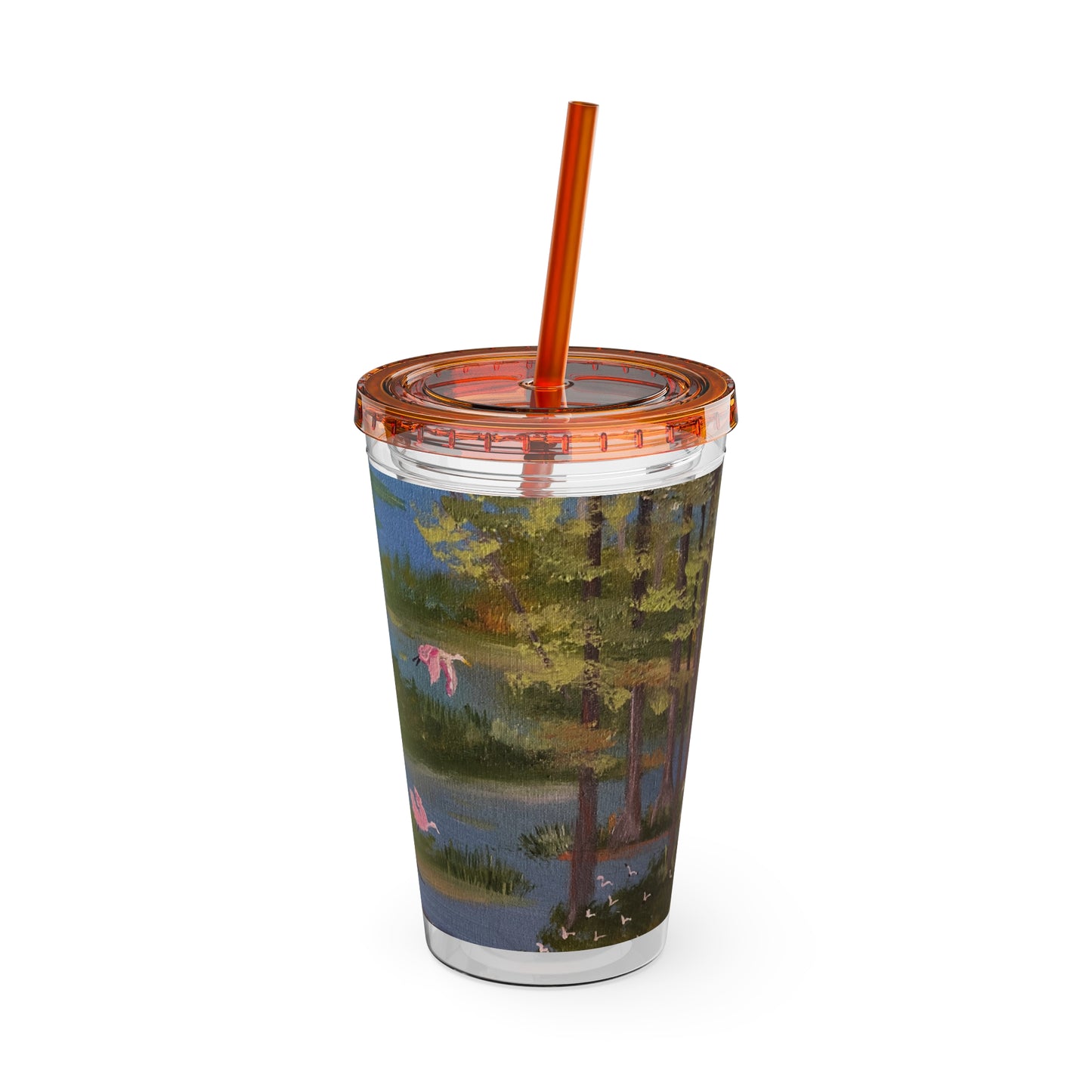 Sunsplash Tumbler with Straw, 16oz