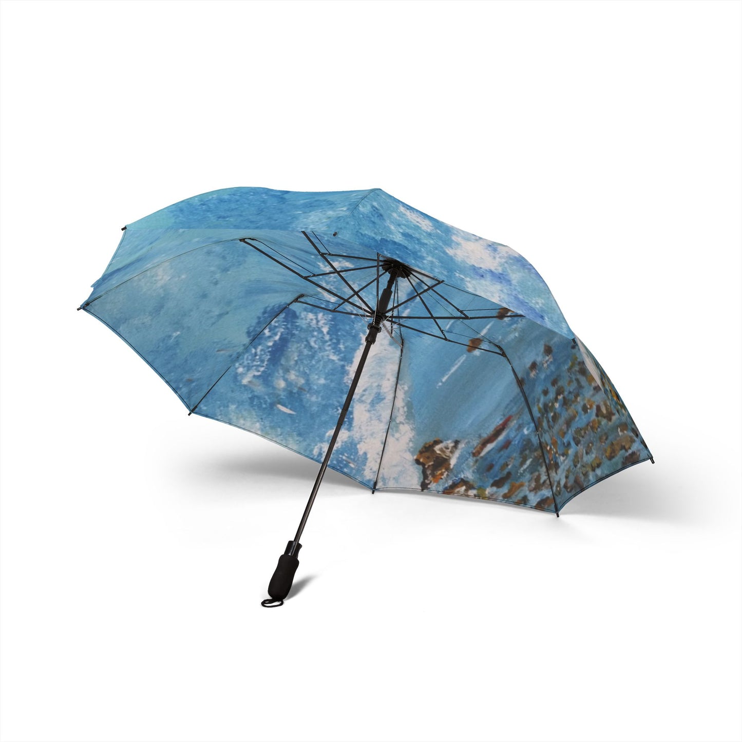 Magical Ice Semi-Automatic Foldable Umbrella