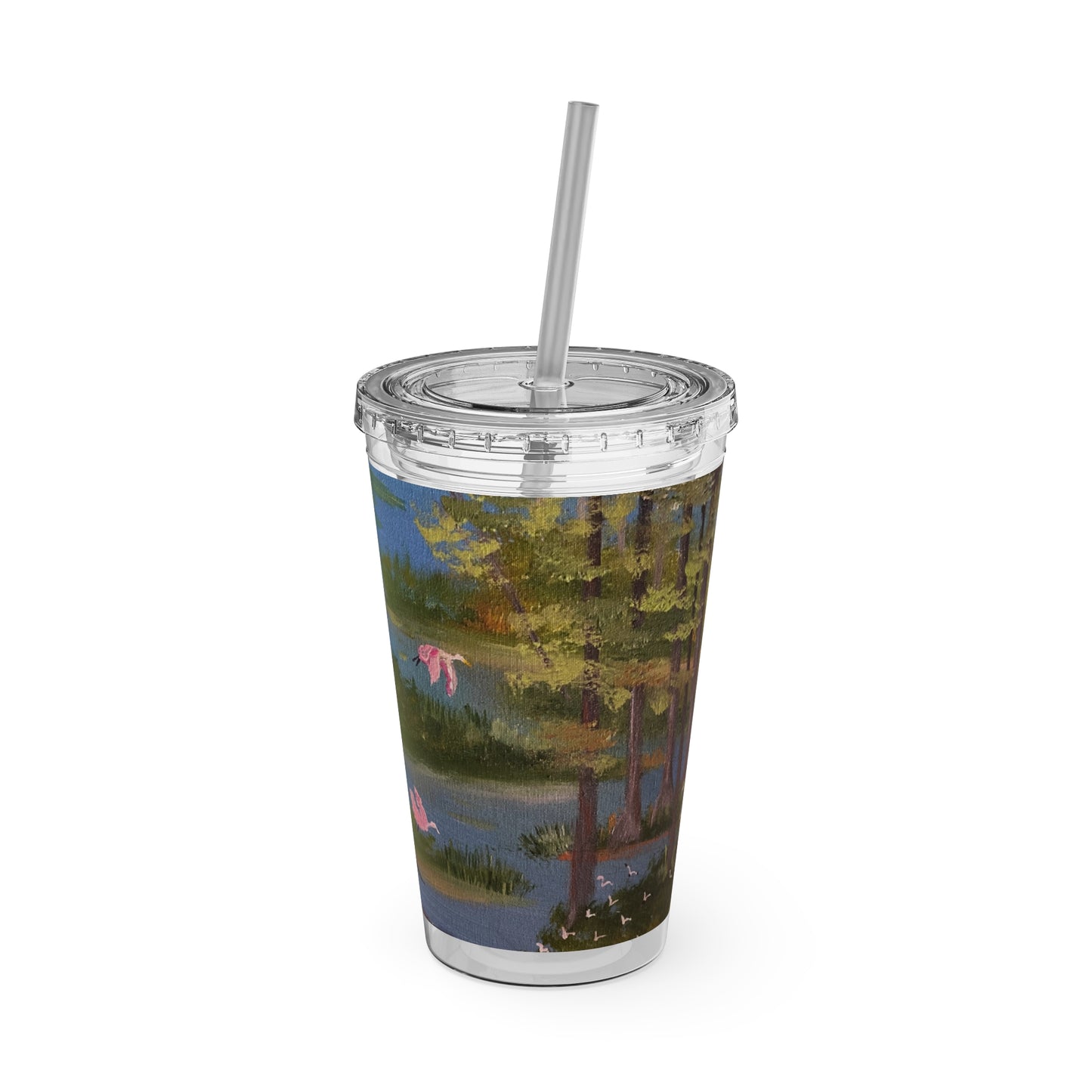 Sunsplash Tumbler with Straw, 16oz