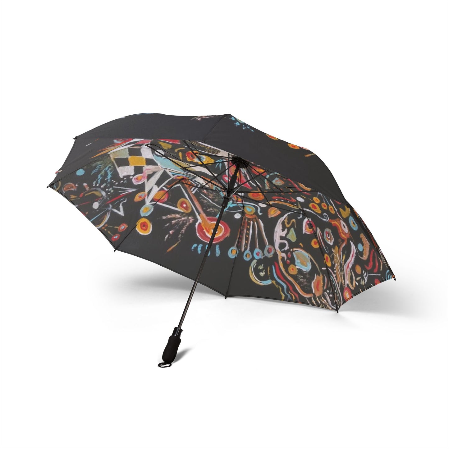 Where's Waldo Semi-Automatic Foldable Umbrella