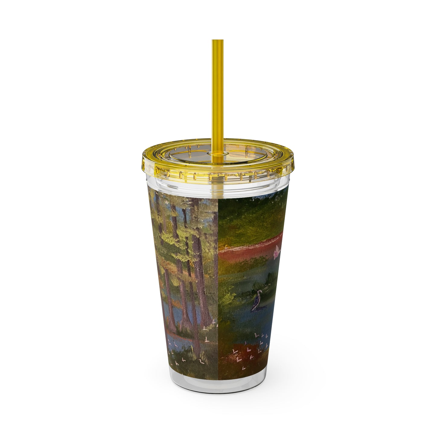 Sunsplash Tumbler with Straw, 16oz