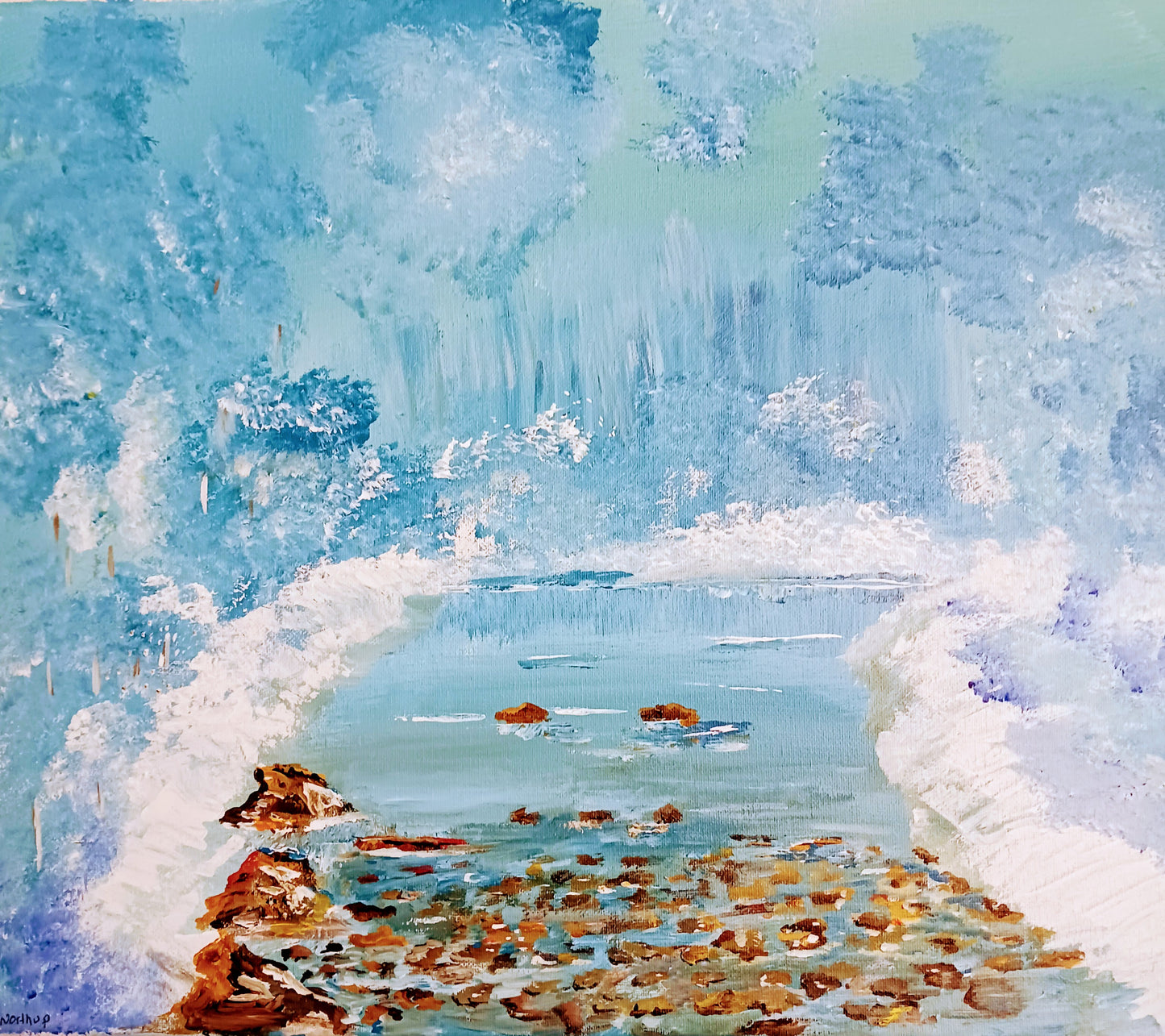 Magical Ice Painting #320