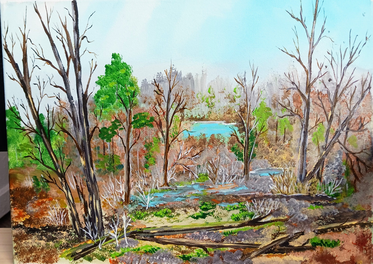 Hidden Swamp Land Painting # 144