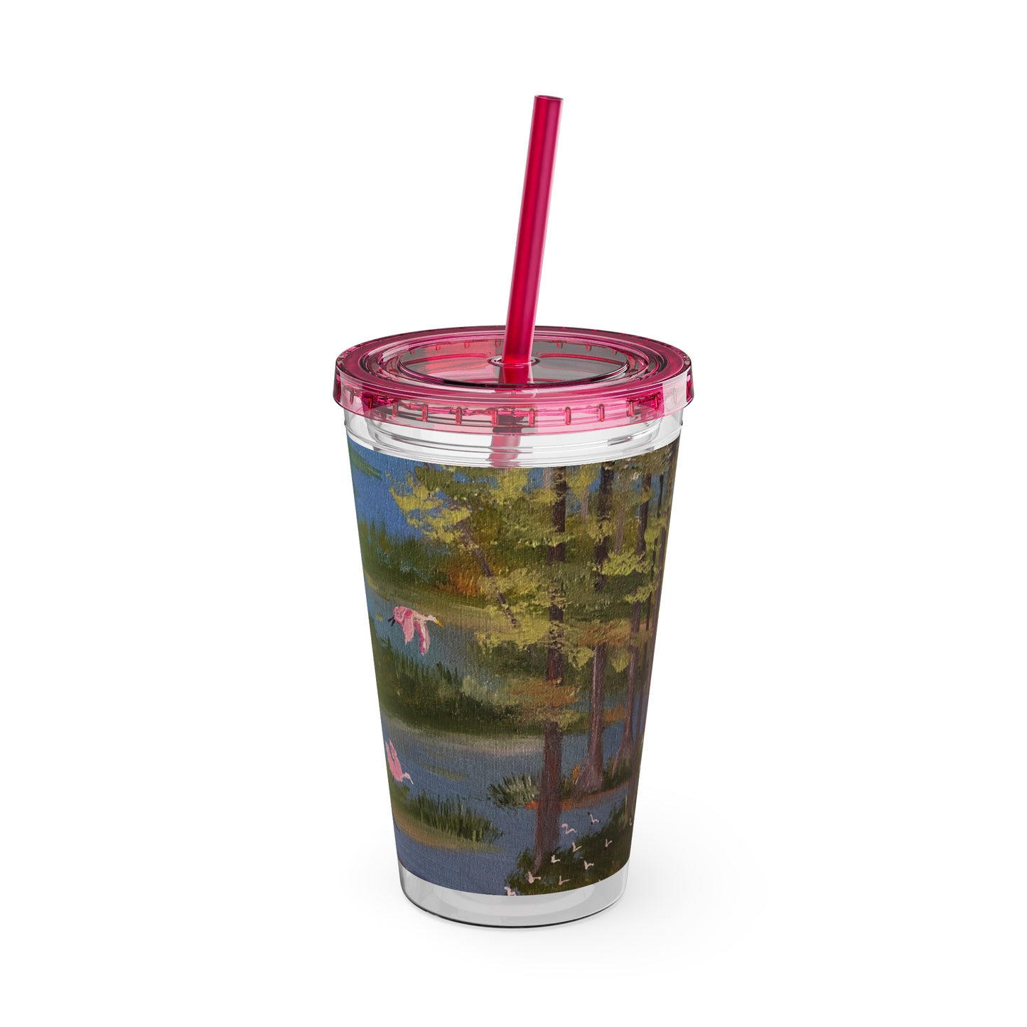 Sunsplash Tumbler with Straw, 16oz