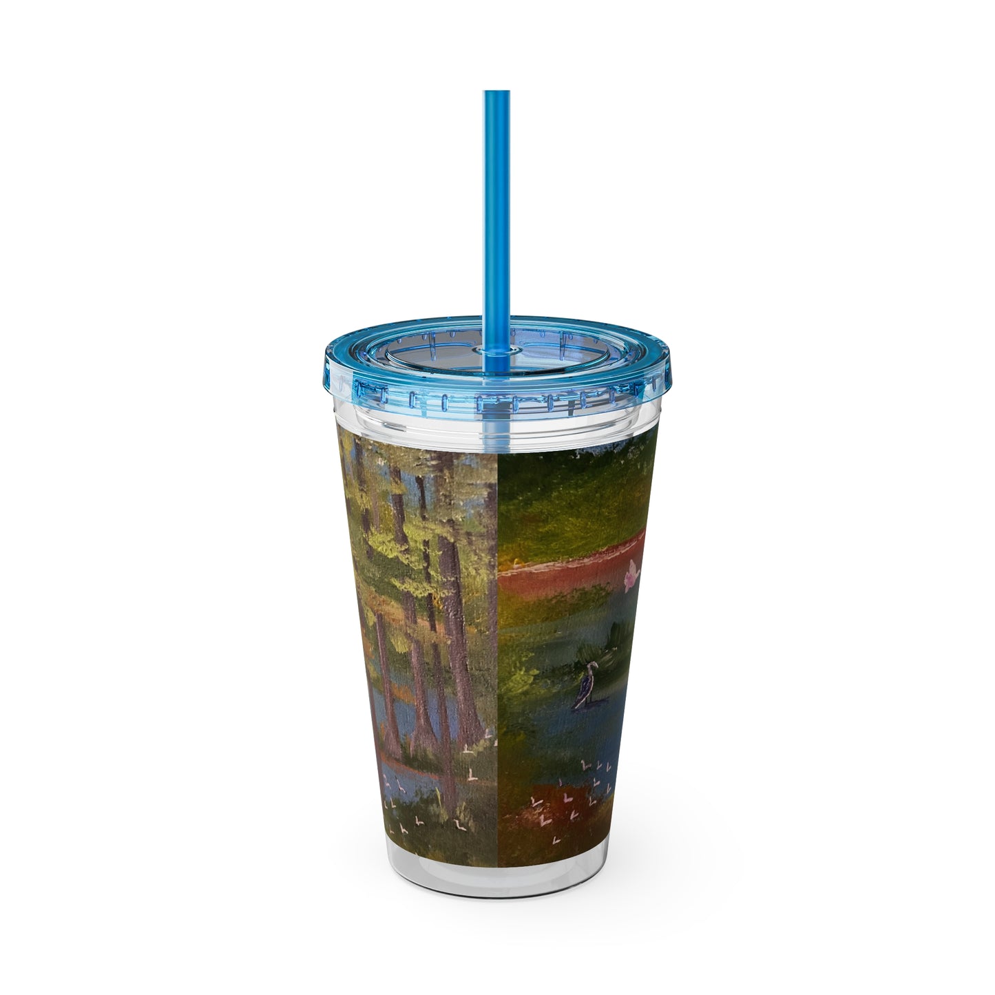 Sunsplash Tumbler with Straw, 16oz