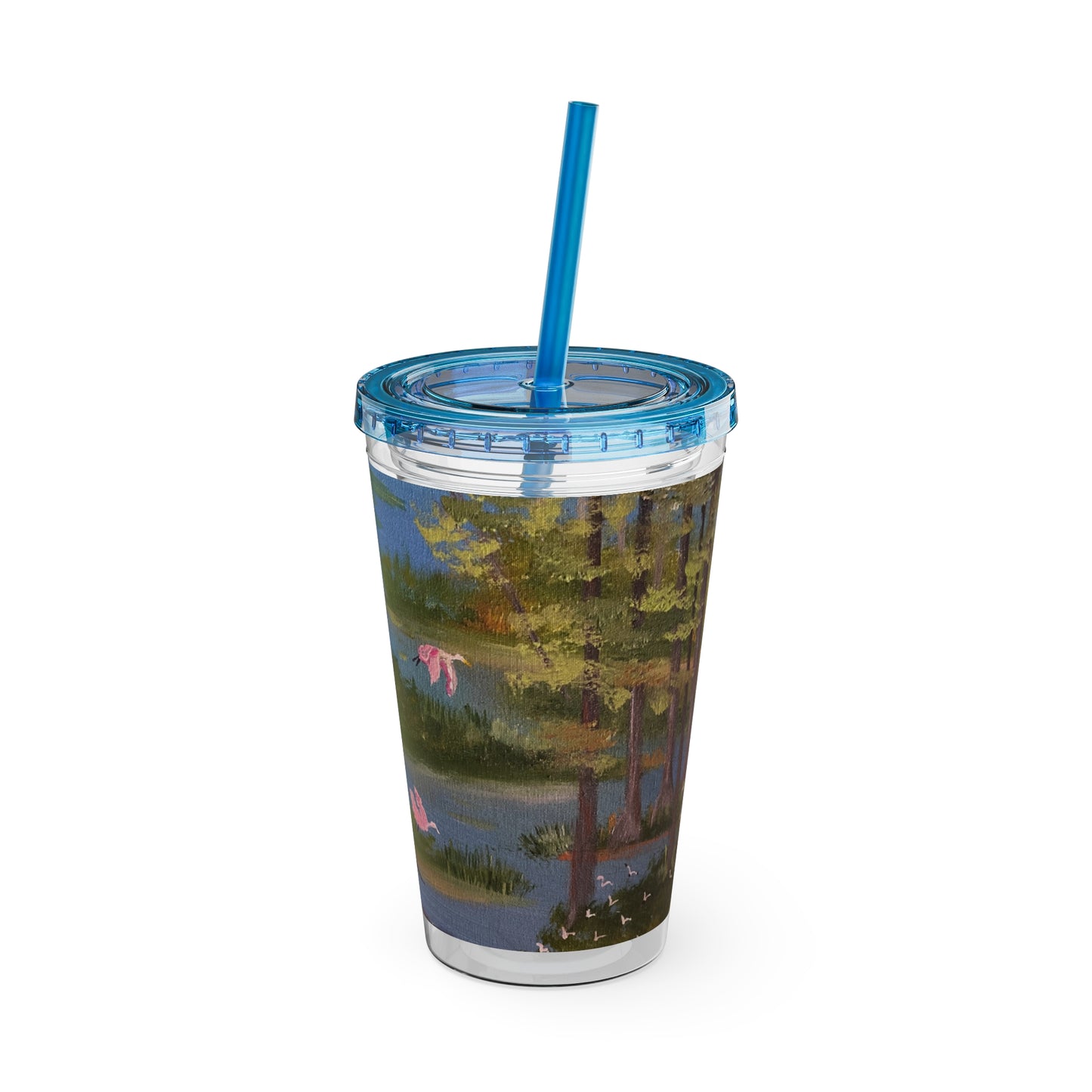Sunsplash Tumbler with Straw, 16oz