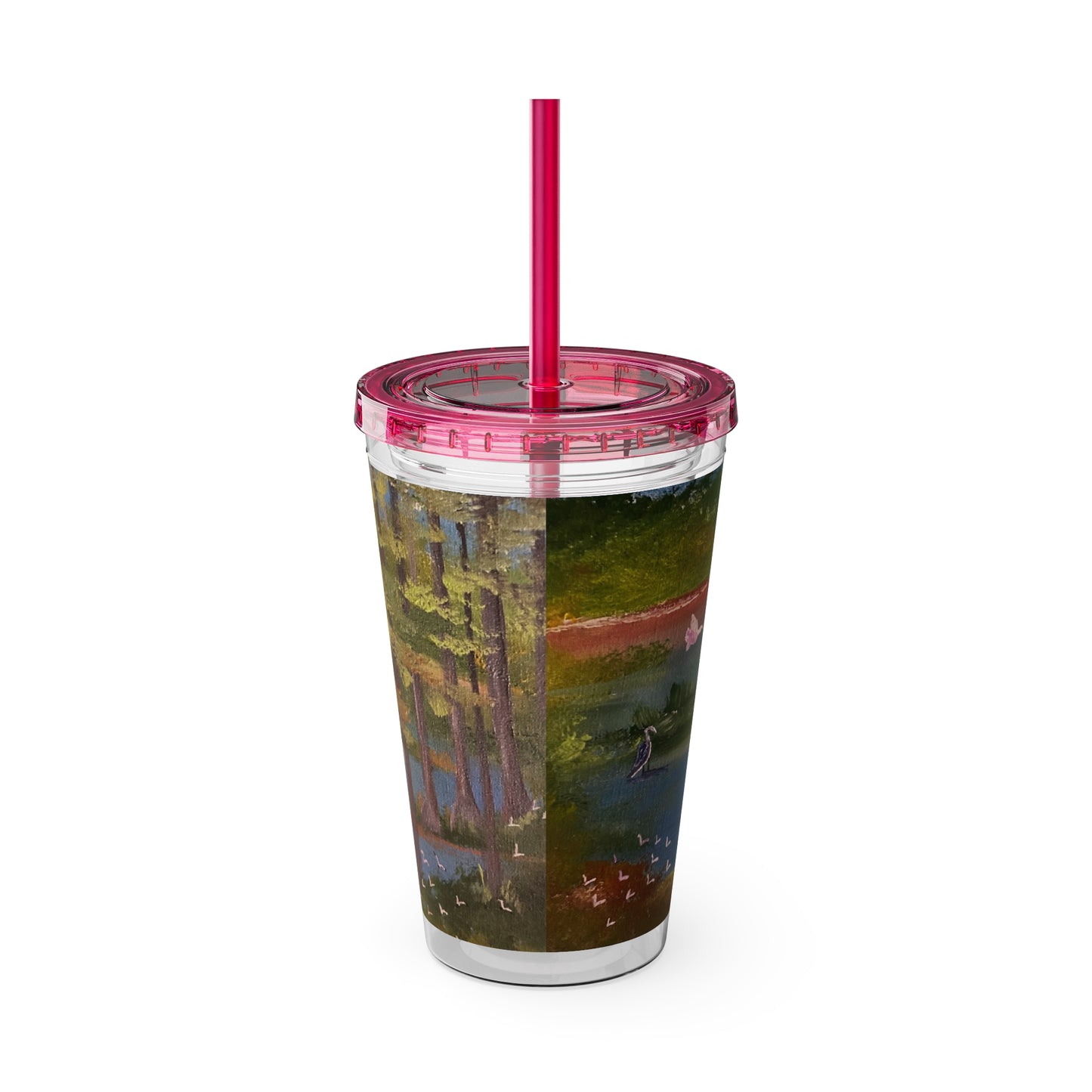Sunsplash Tumbler with Straw, 16oz