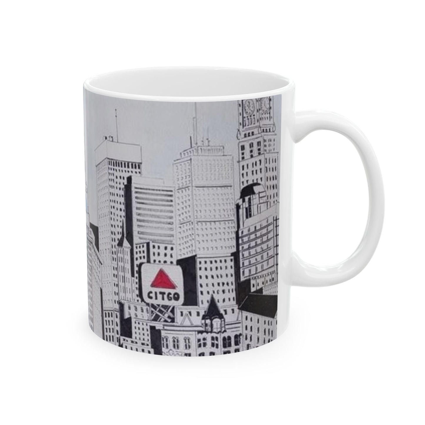 North East Cities Ceramic Mug, (11oz, 15oz)