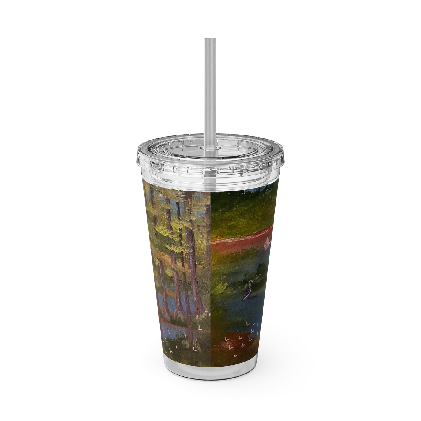 Sunsplash Tumbler with Straw, 16oz