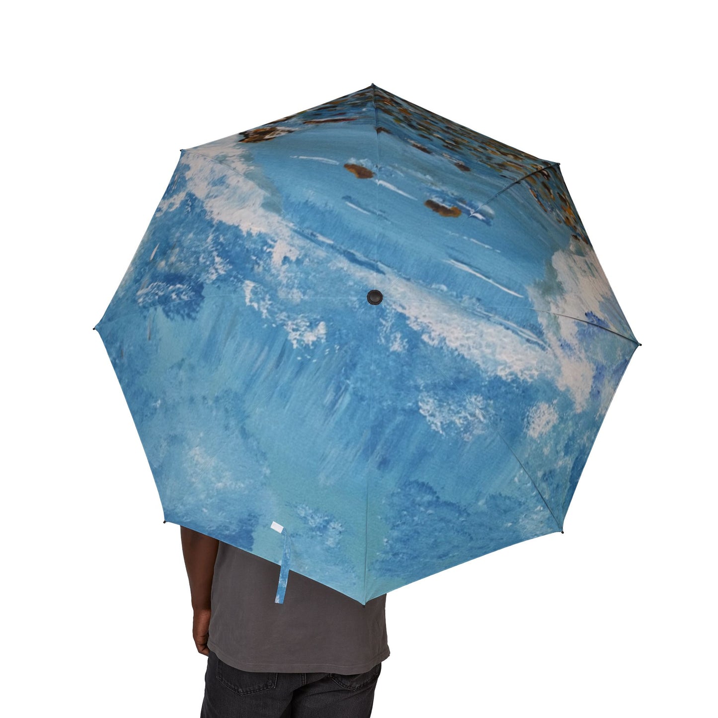 Magical Ice Semi-Automatic Foldable Umbrella