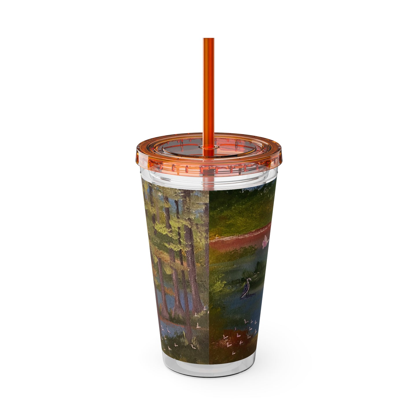 Sunsplash Tumbler with Straw, 16oz