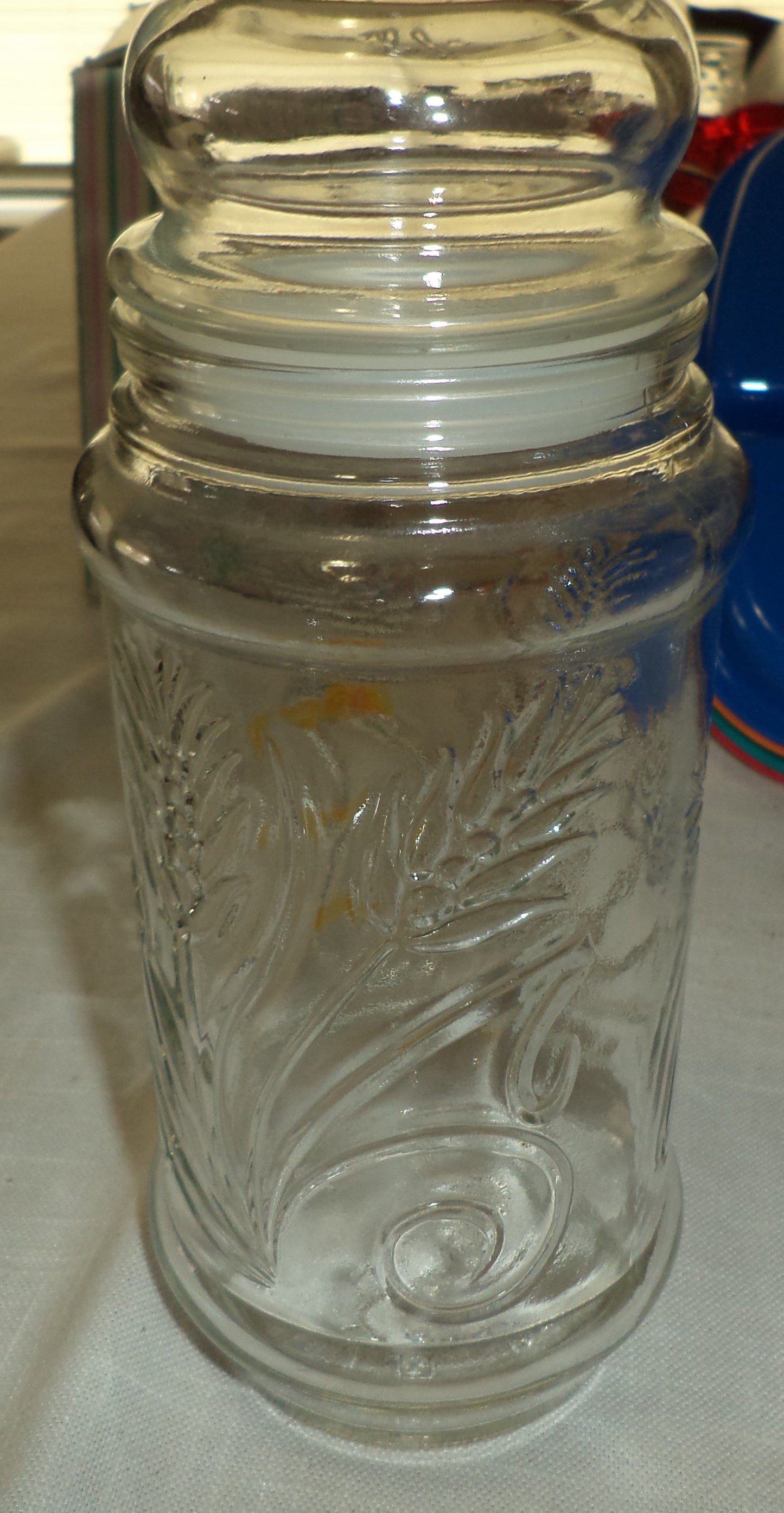 Anchor Hocking Planters peanut 1983 Jar w/ Lid