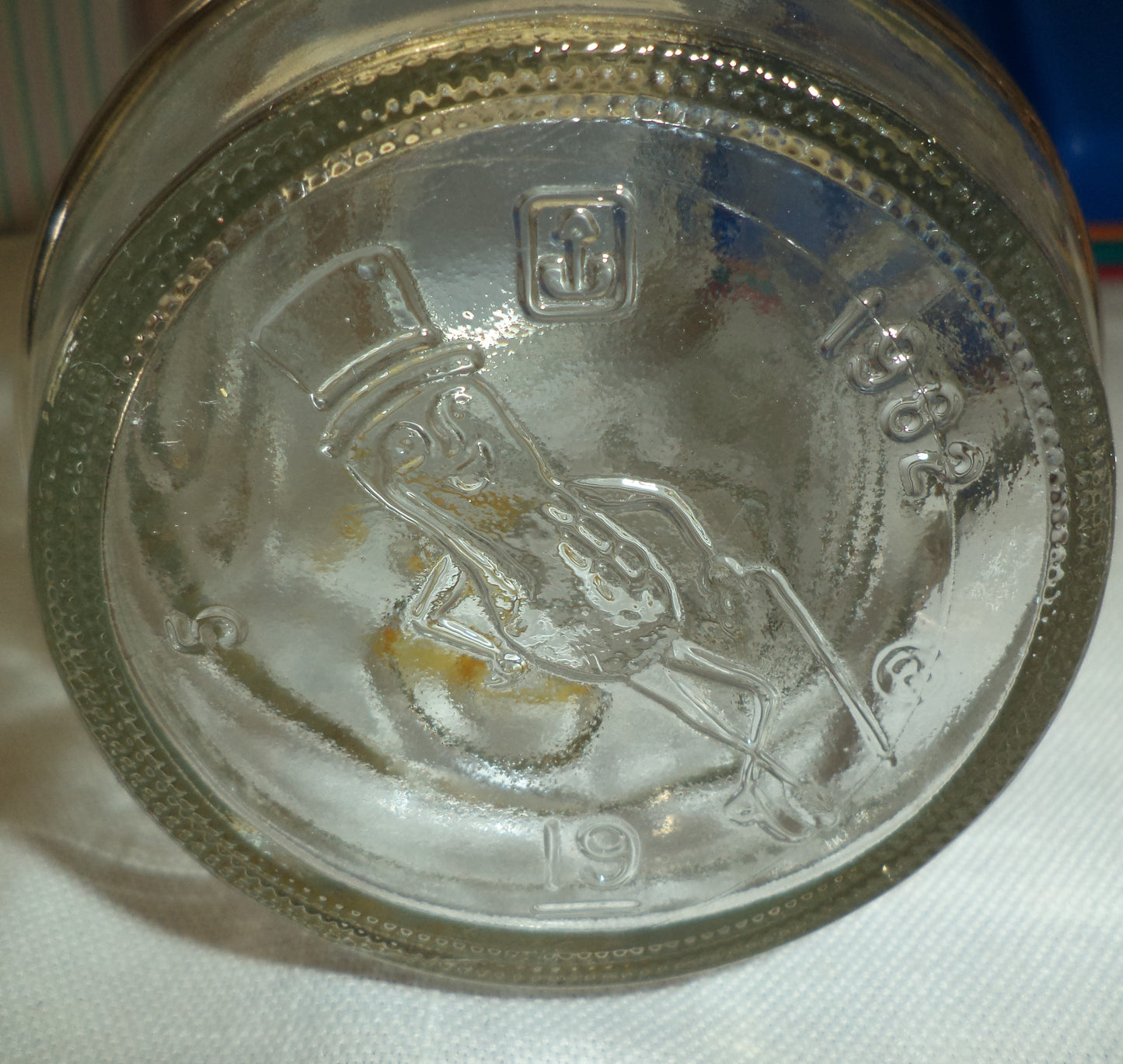 Anchor Hocking Planters peanut 1983 Jar w/ Lid