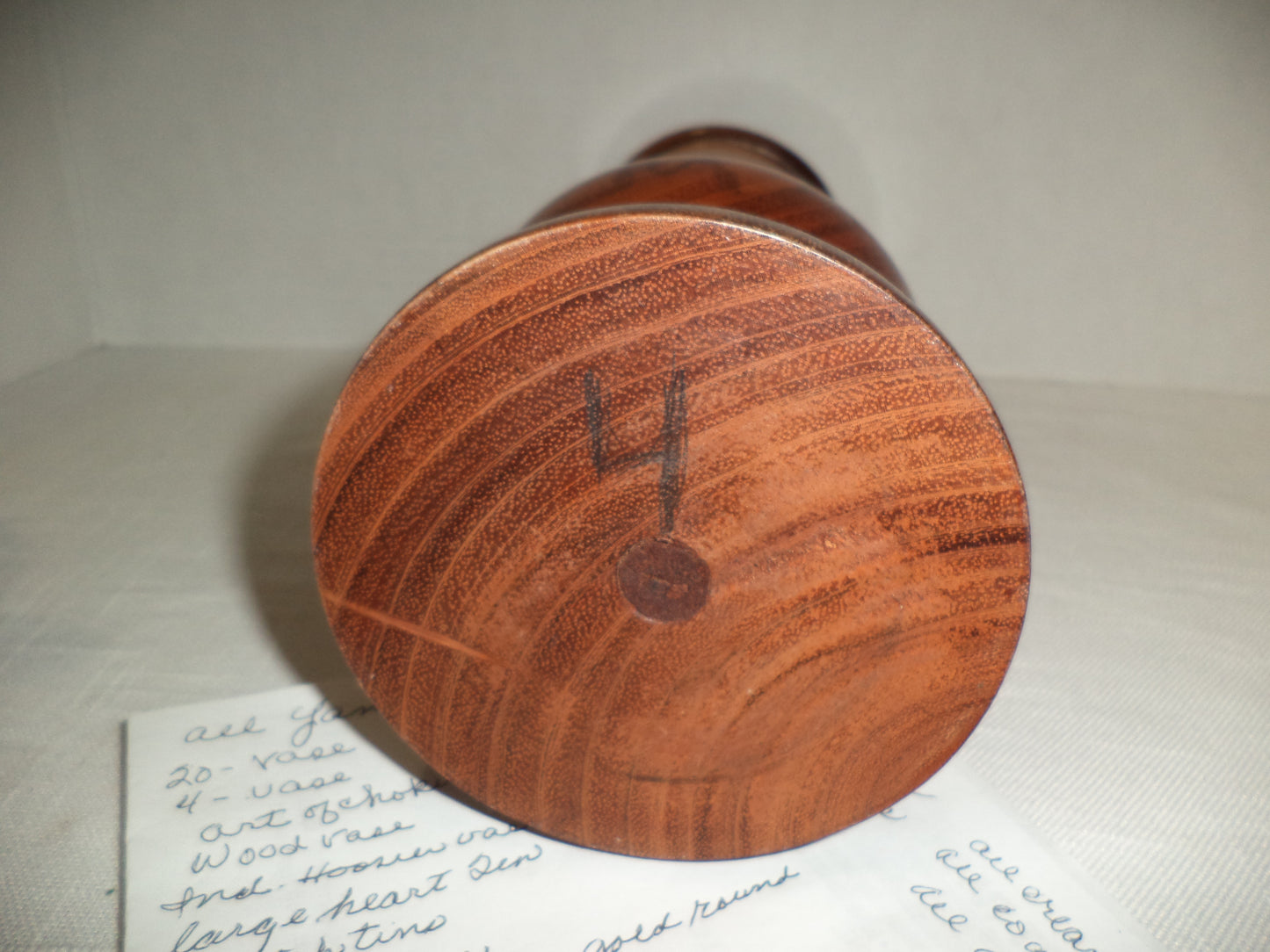 Wooden Vase