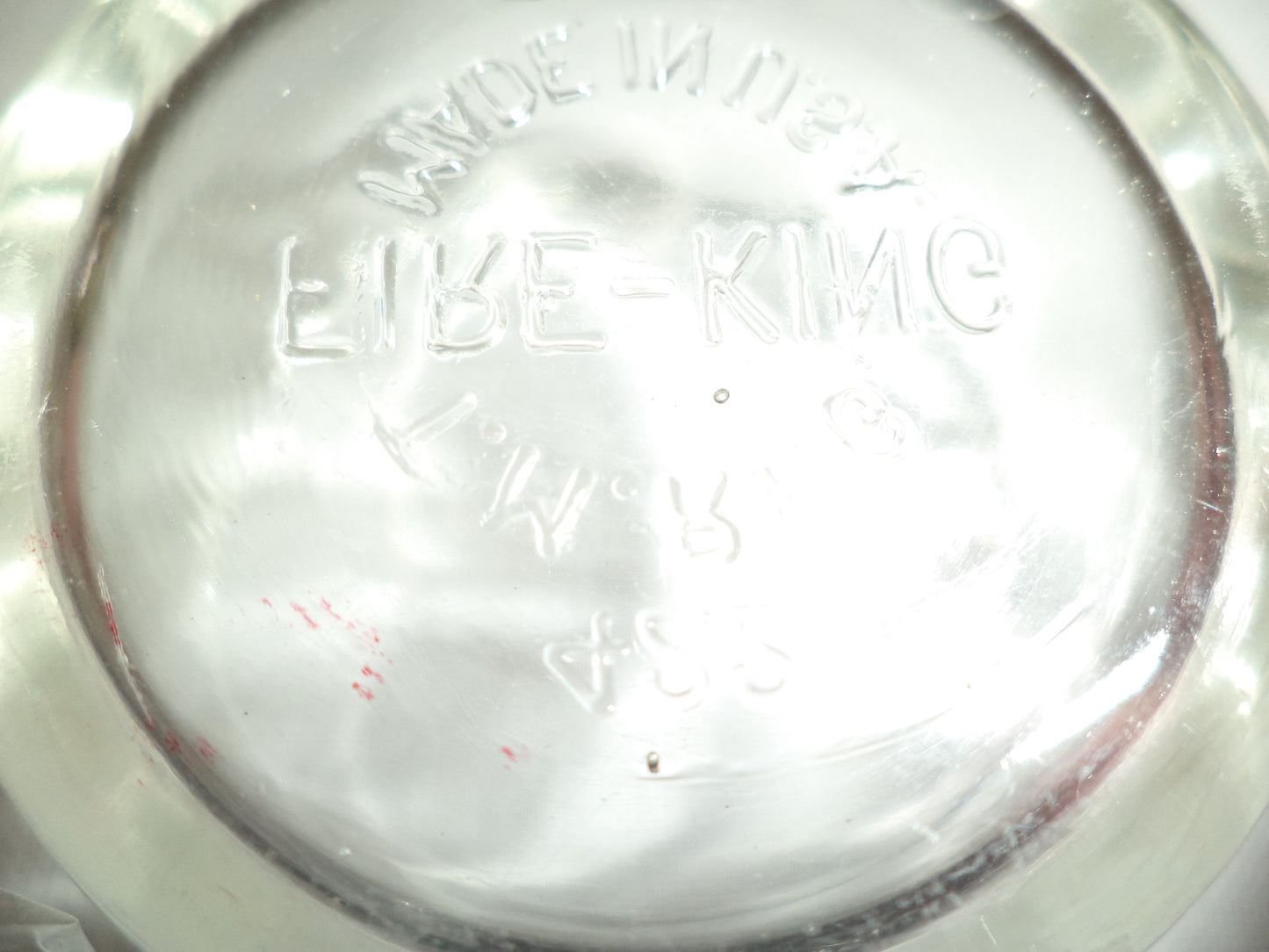 4 Fire King Scalloped Rim Glass Dessert Dishes