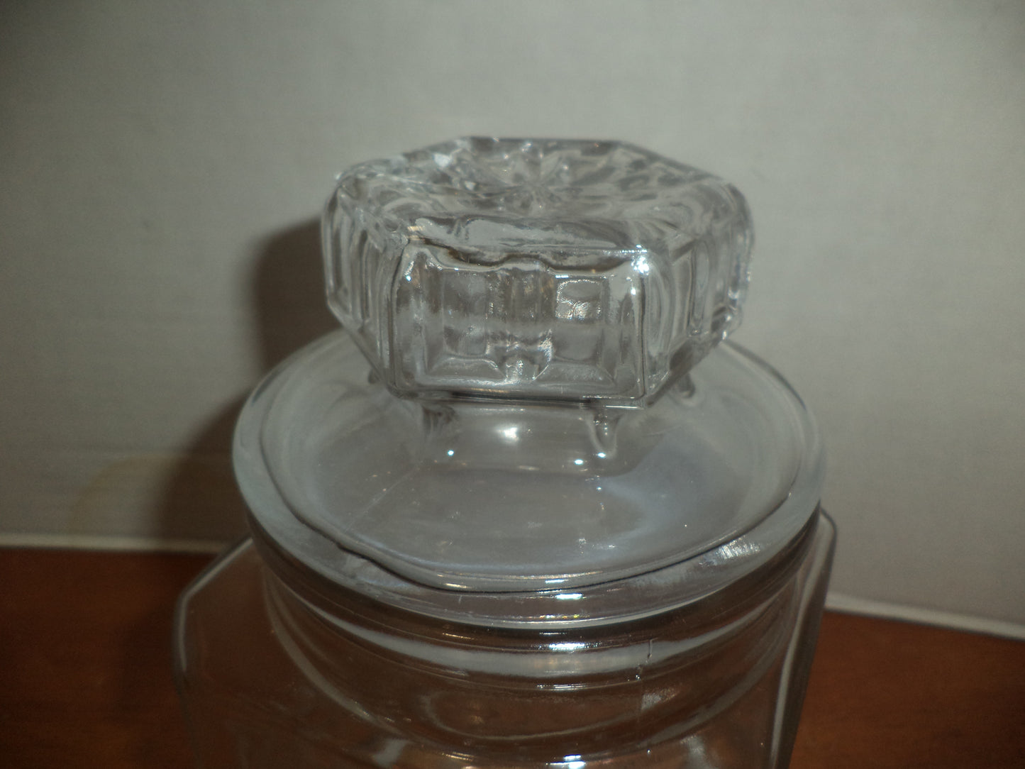 Vintage Koege Drugstore Apotherary Jar w Lid