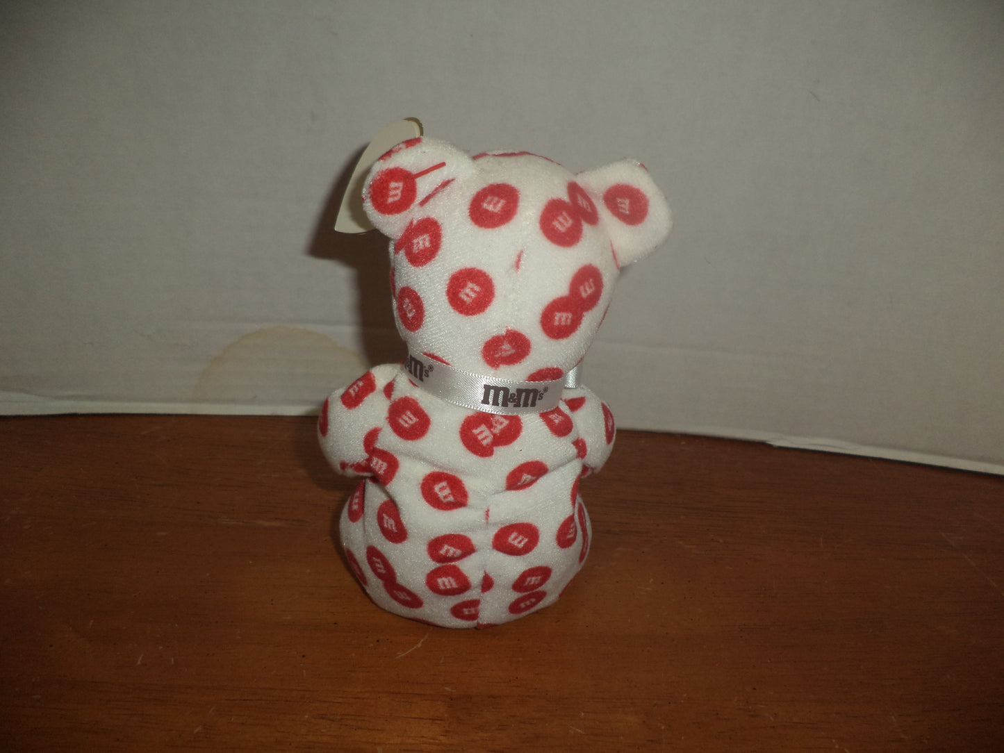 Ty Red M&M Plush Bear