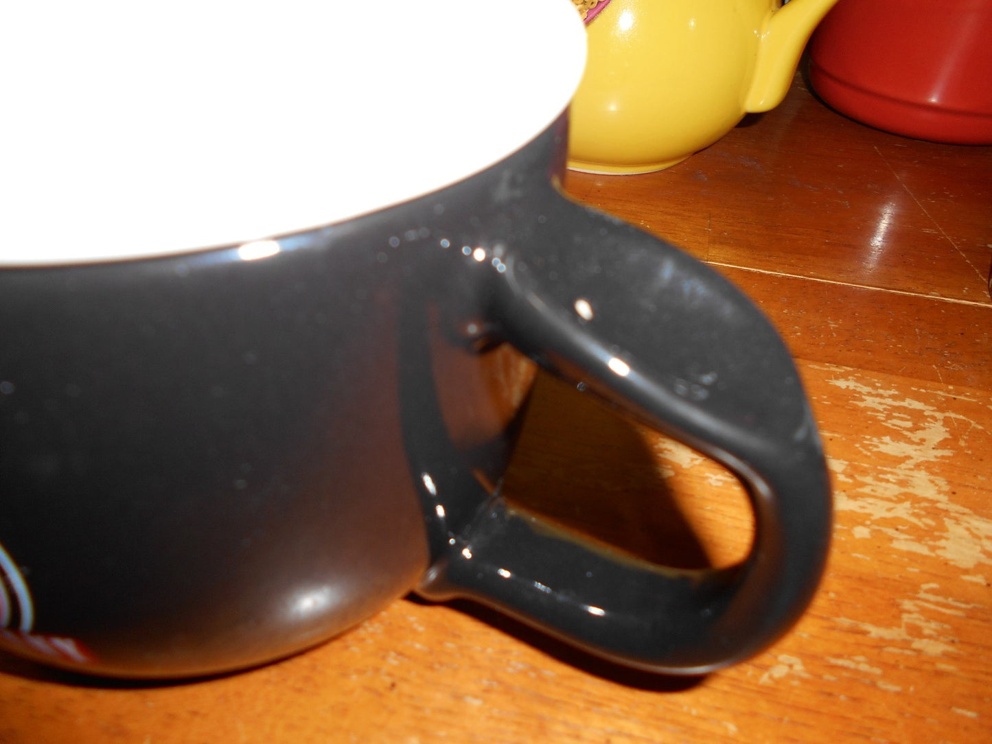 Porcelain North Pole Large Coffee Mug W/ Cover