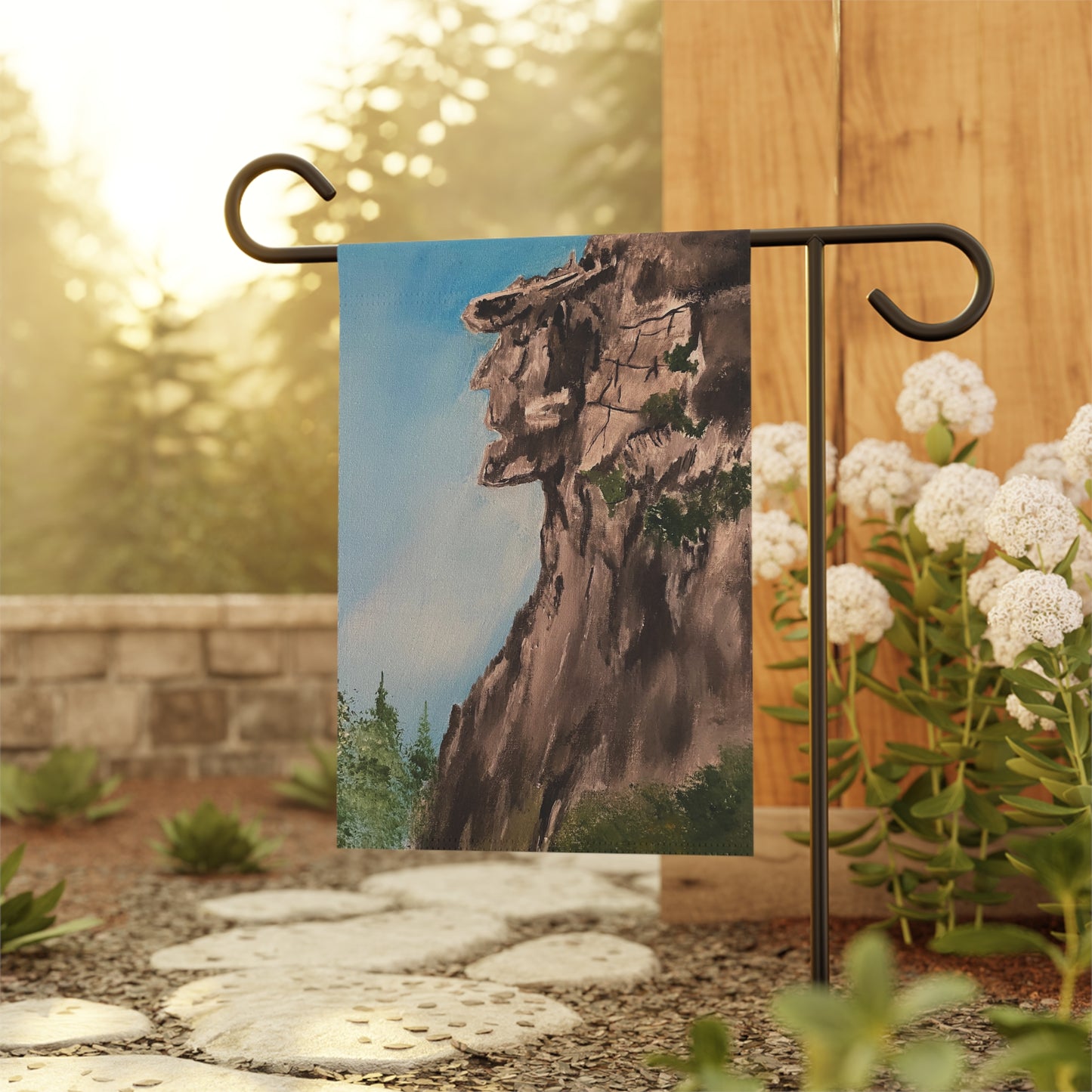 Old Man on the Mountian Garden & House Banner