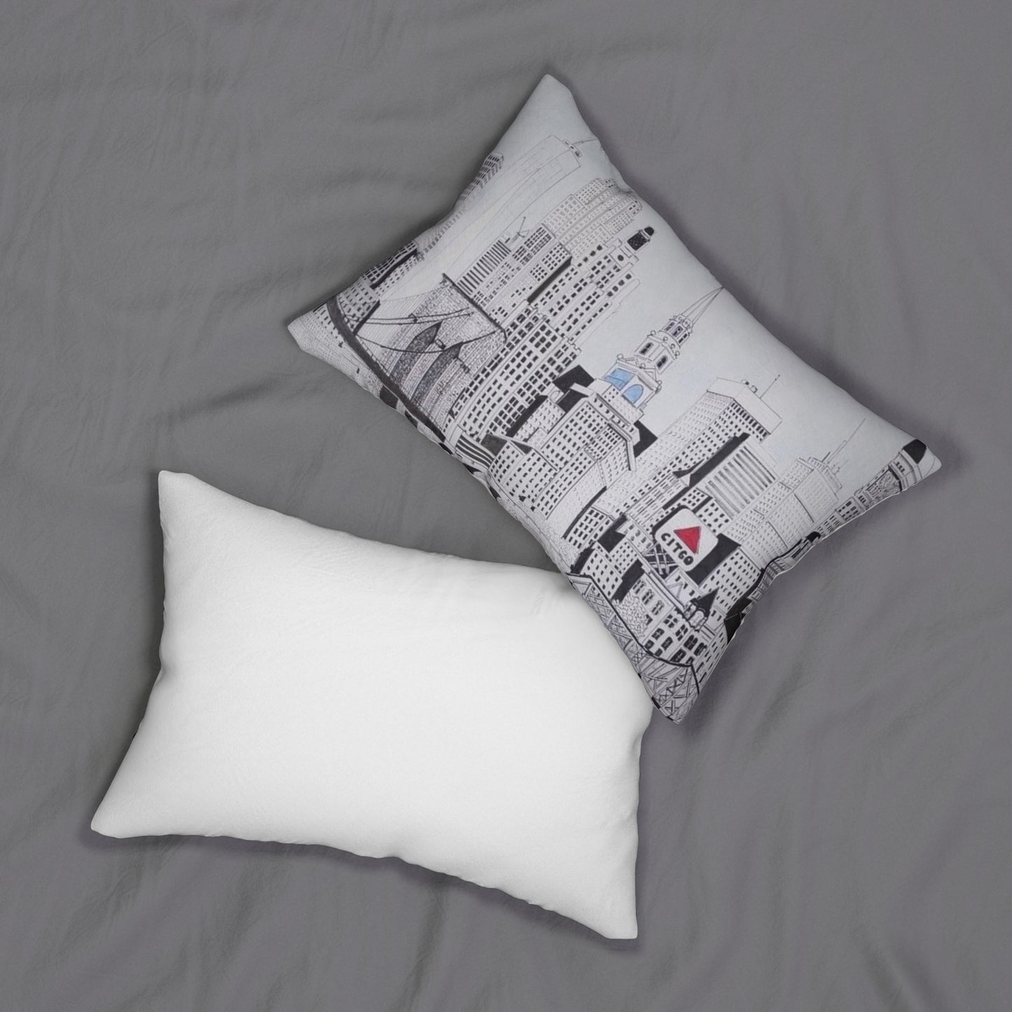 Northeastern Cities Lumbar Pillow