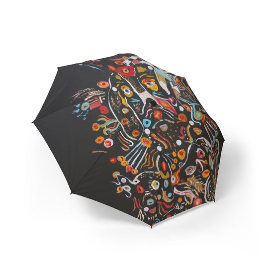 Where's Waldo Semi-Automatic Foldable Umbrella