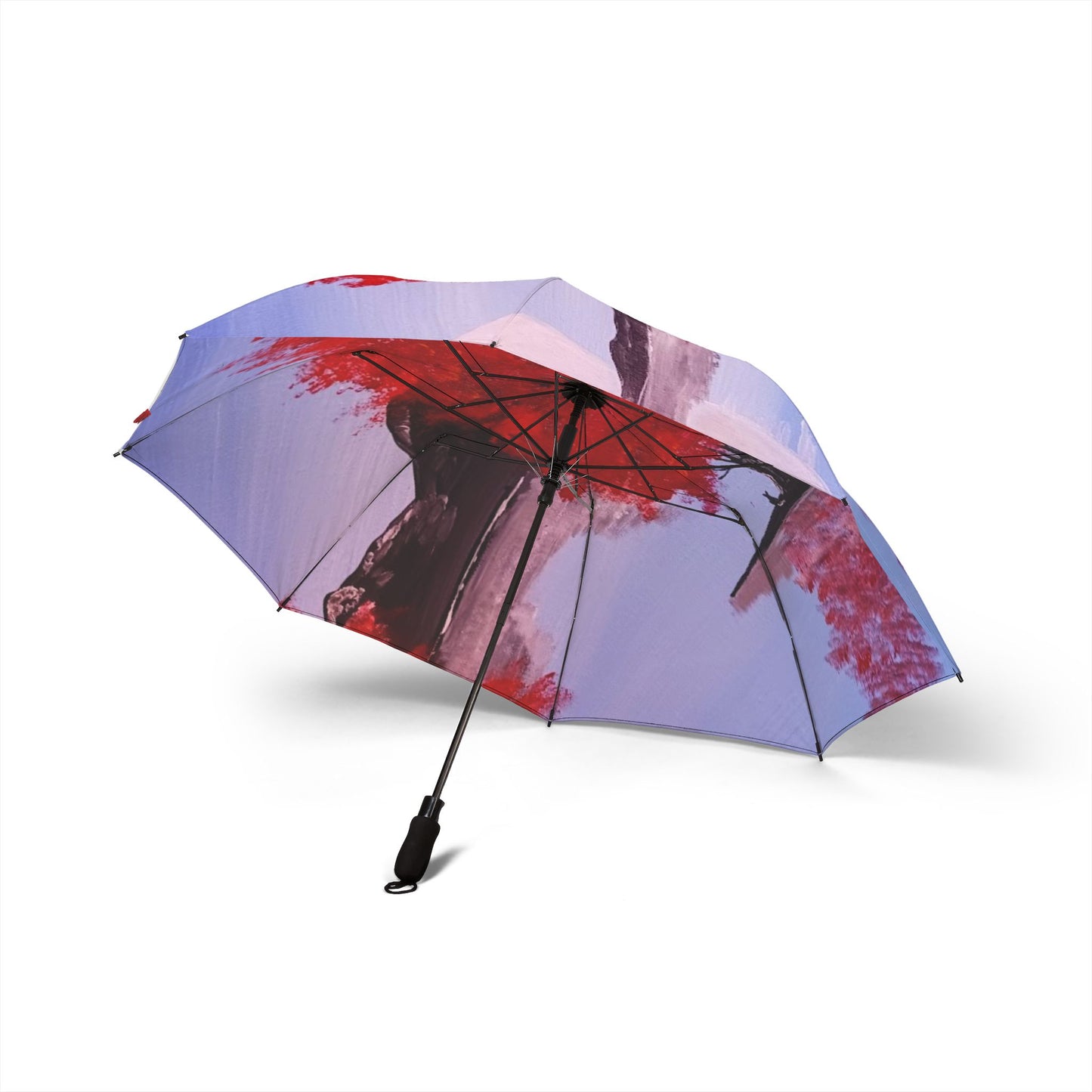 Seeing Red Semi-Automatic Foldable Umbrella