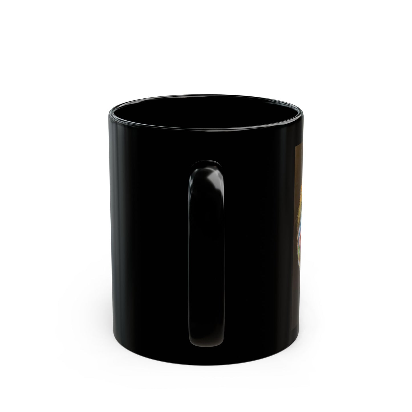 Psychedelic Lion Black Mug (11oz, 15oz)