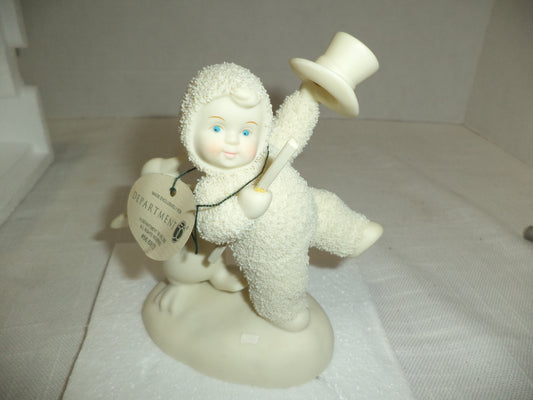 The Snowflake Shuffle 2002 NIB Snow Babies Figurine