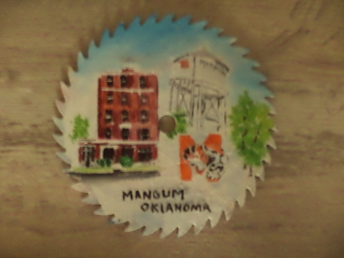 Round Saw Blade Painting