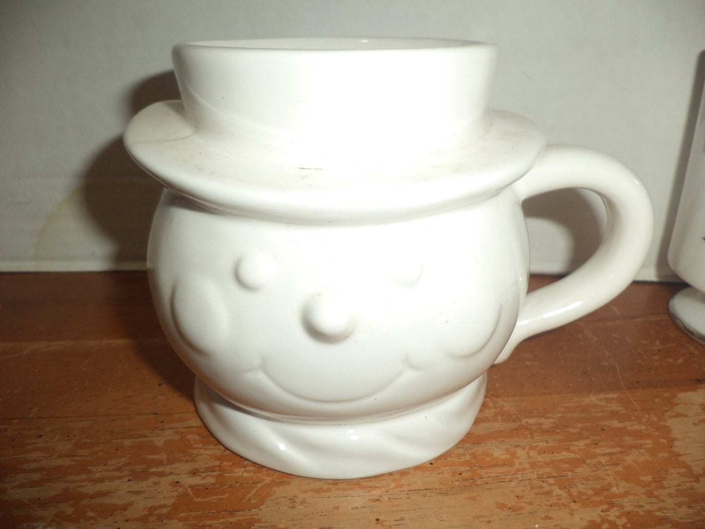 Earthenware Snowman Mug
