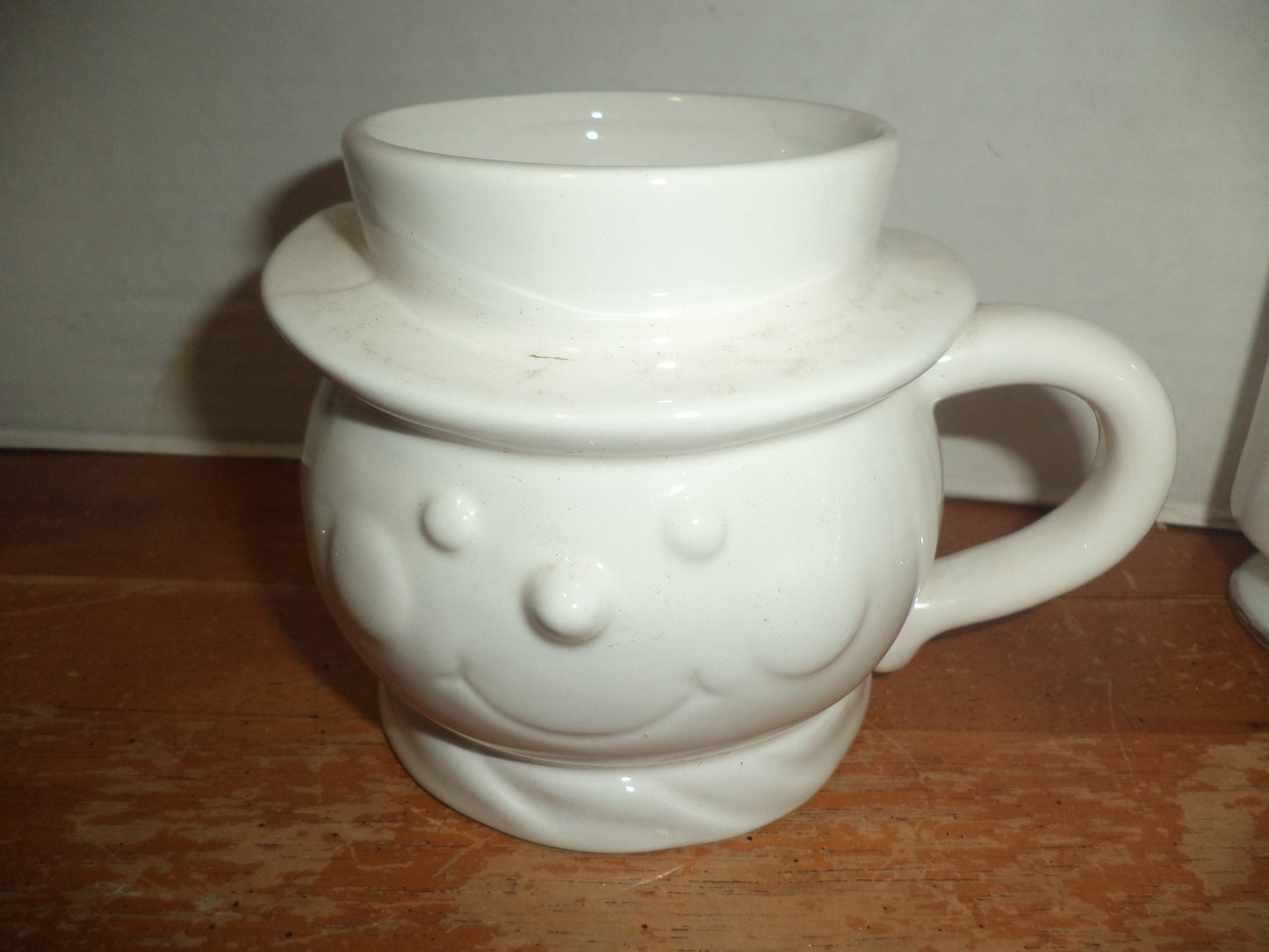 Earthenware Snowman Mug