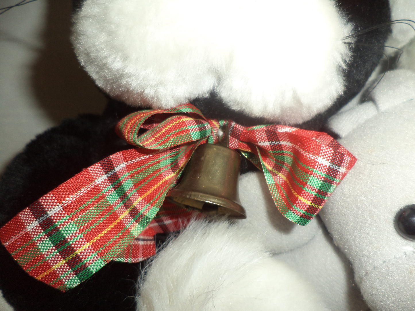 Plush Cat & Mouse Christmas Stocking
