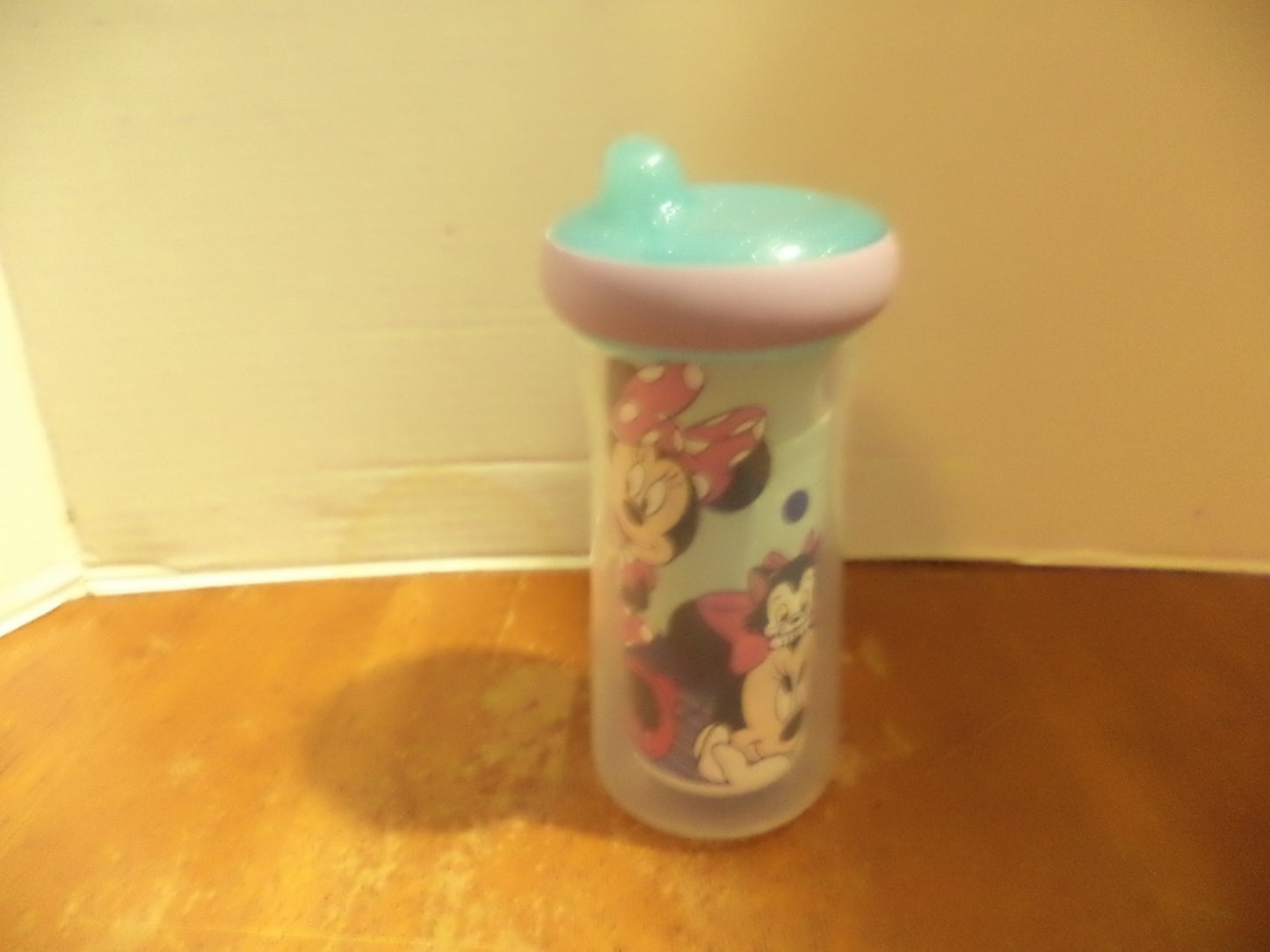 First Years Tomy Insulated Minnie Mouse Blue 9 oz.Sippy Cup