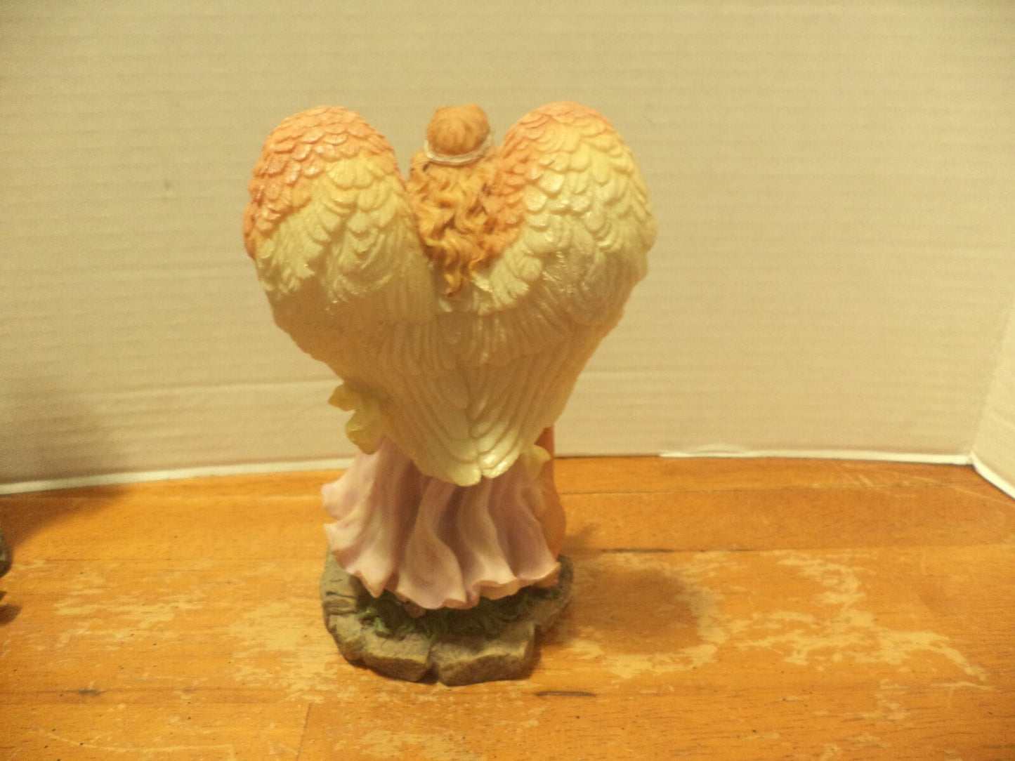 Dillard,s Resin Angel W/Fawn & Frog Figurine