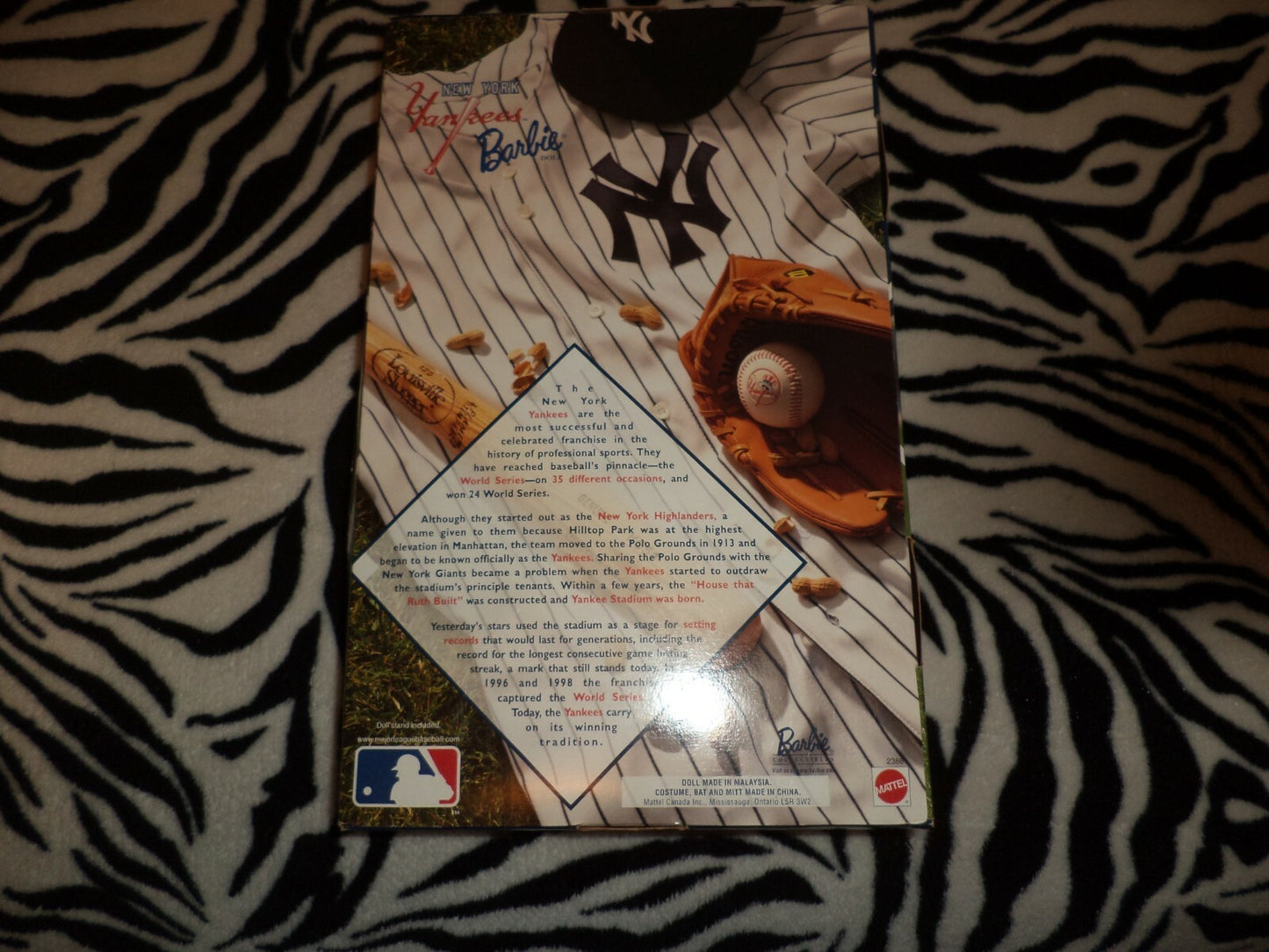 New York Yankee Barbie Doll
