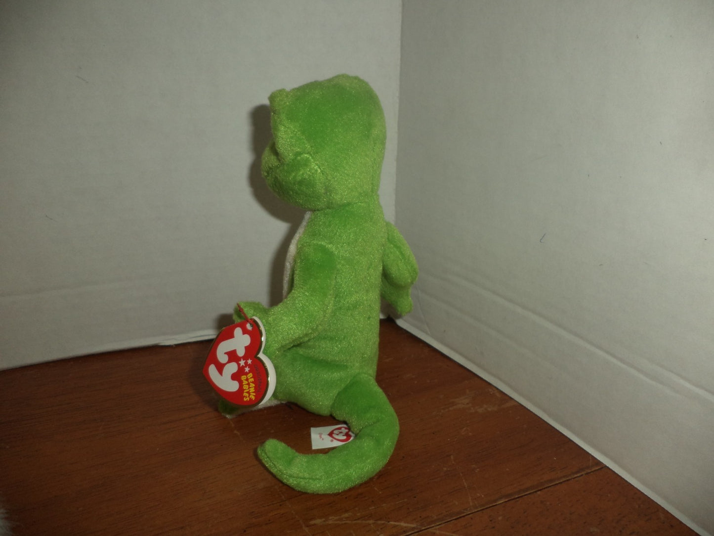 Ty 2009 GUS the Green GECKO Beanie Baby  6” NWT