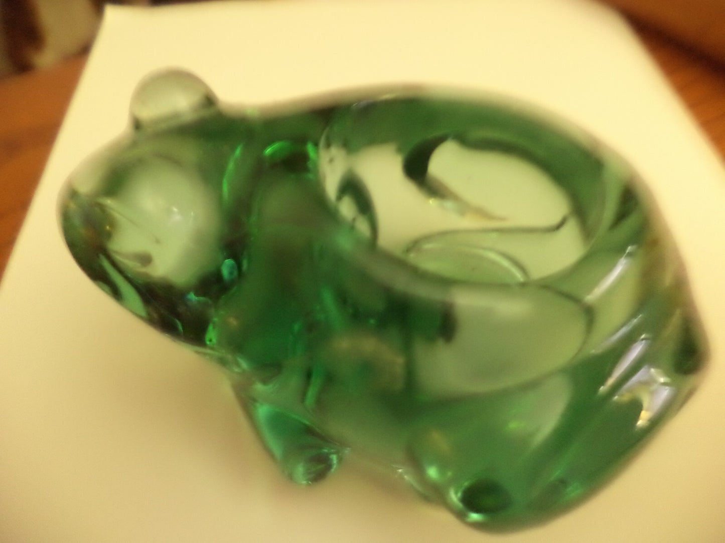 Indiana Green Frog Candle Holder
