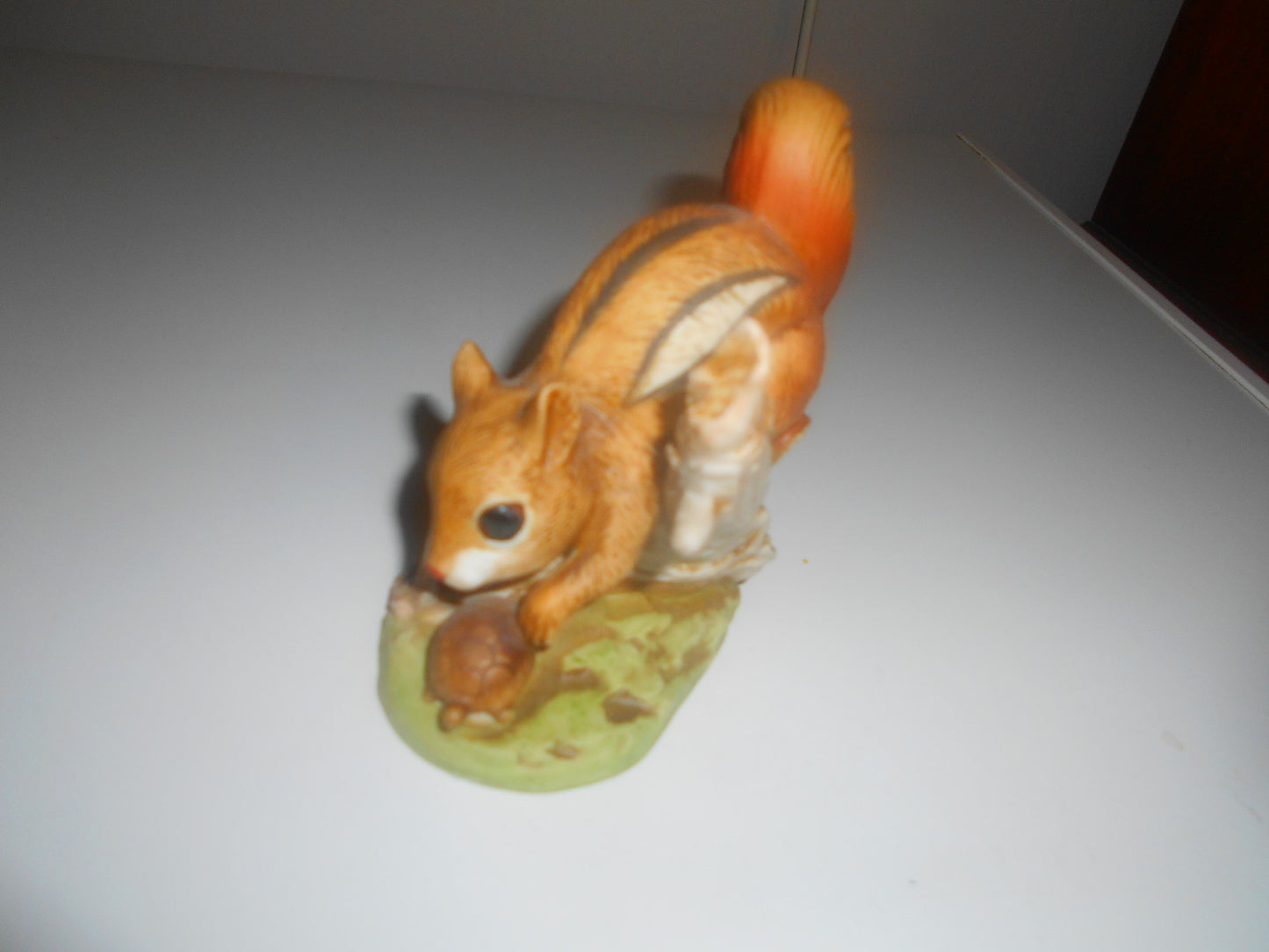Vtg Homco Woodland Friends Chipmunk & Turtle Ceramic Hand Painted Figurine 8882