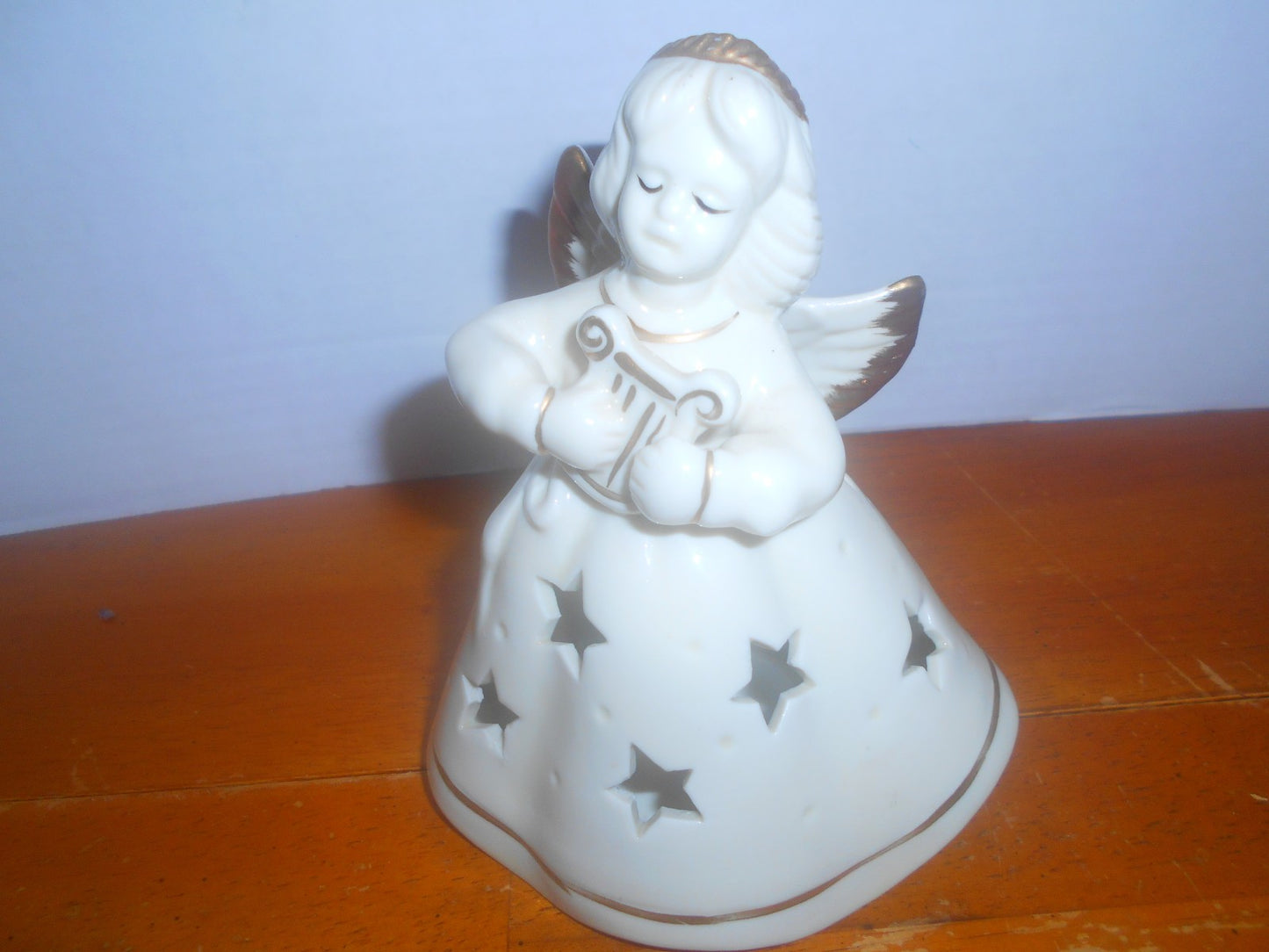 6” Ceramic Light Up Angel Candle Holder
