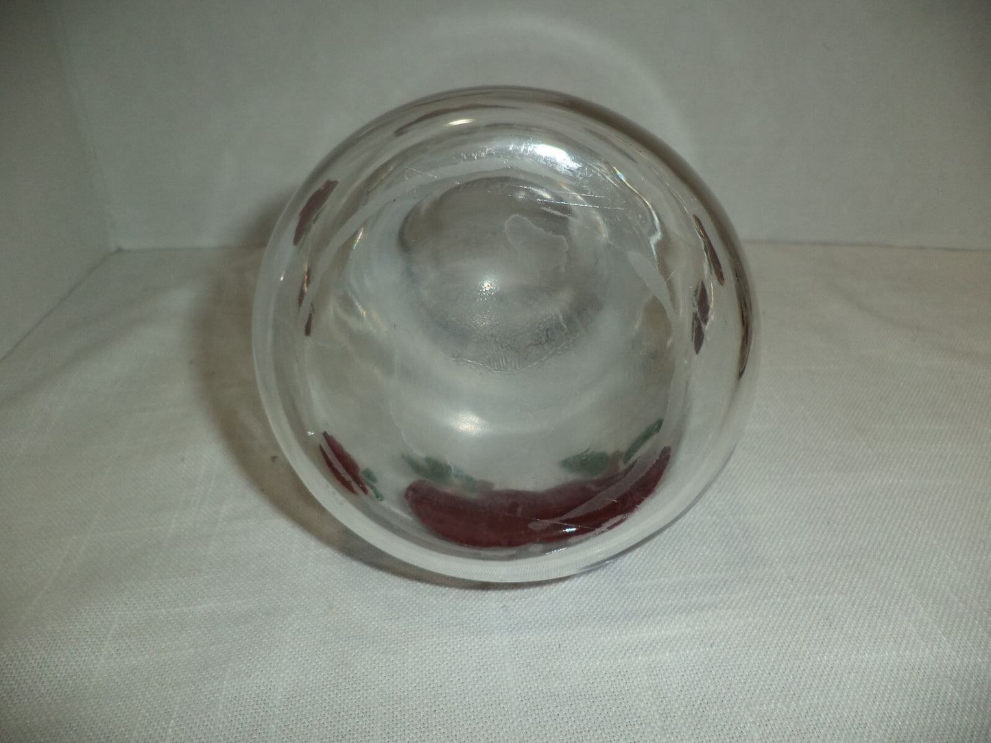 Three Glass Cherry Design Jars