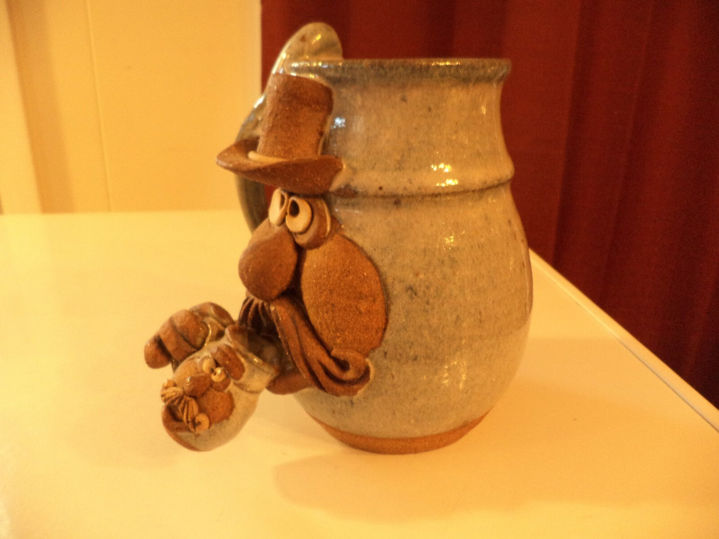 Whimsical Stoneware Mugs