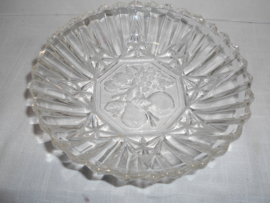 Fruit Design Glass Bowl