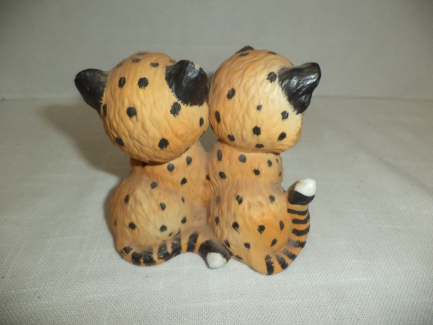 Three Enesco Endangered Young Ums Cheetah Figurines