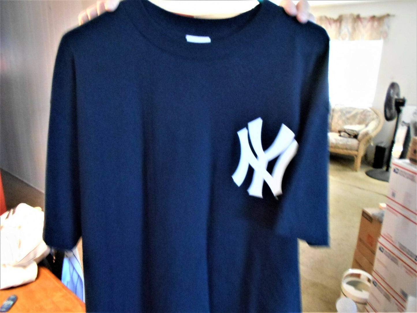 Blue New York Yankee Tee Shirt