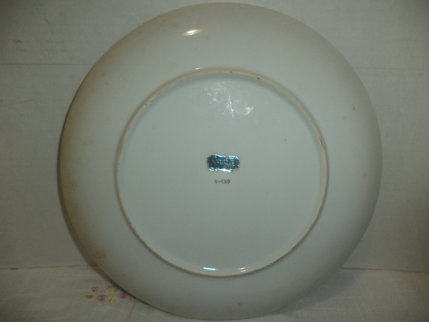 Ceramic Wall Plate Vintage 1950s Hand Painted Plate Saguaro Cactus of Arizona EC