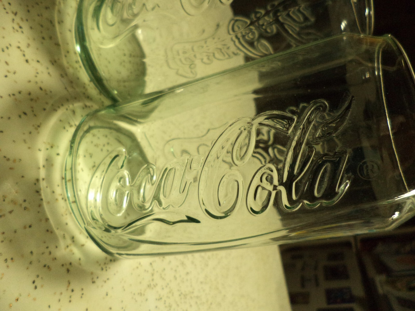 Two Coke Cola  Glasses Shaped like a can