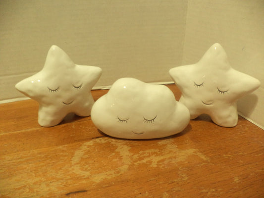 Ceramic Care Bears Star & Cloud Buddies