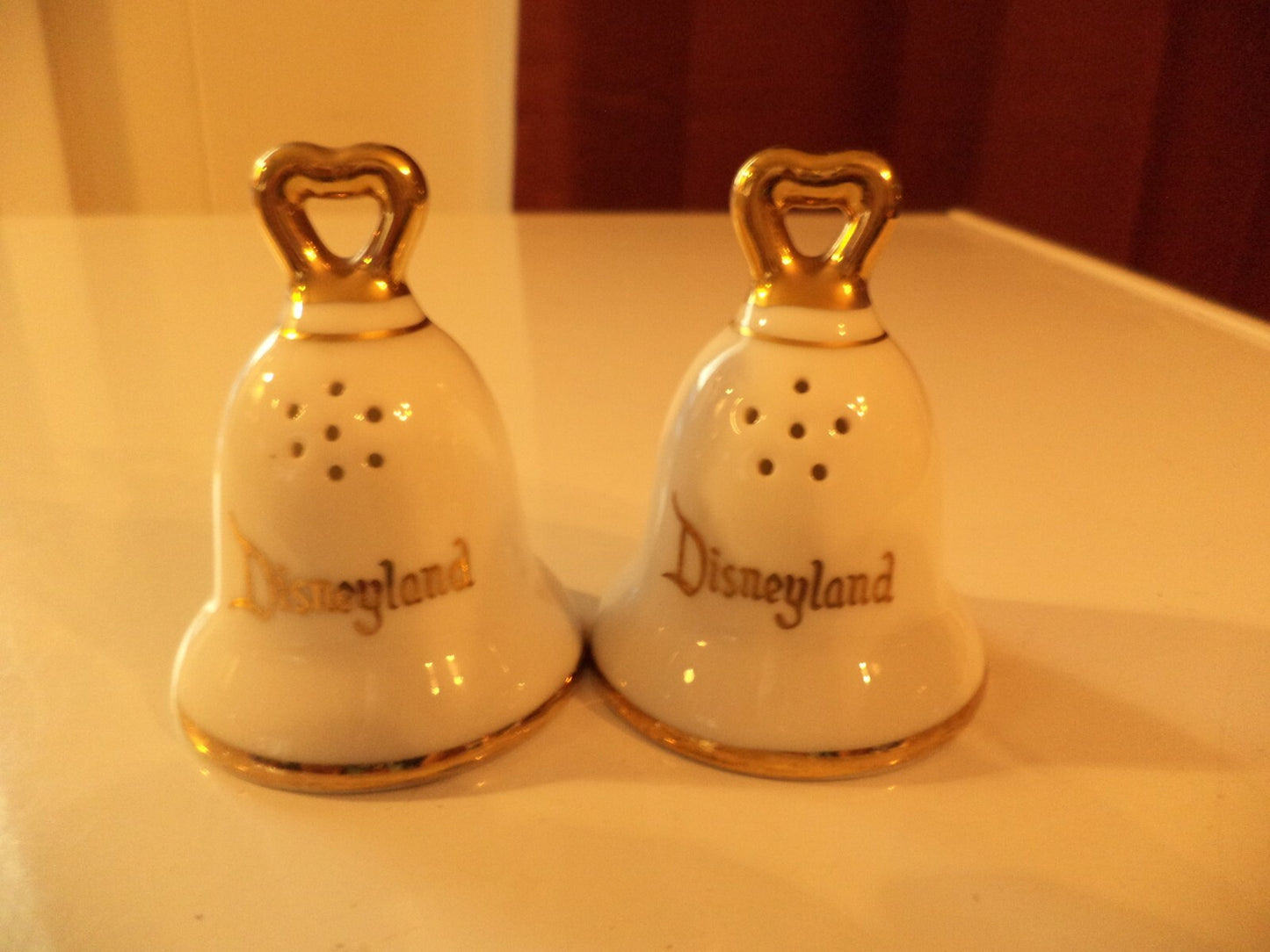 Disneyland Bell Shaped Salt & Pepper Shakers