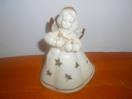 6” Ceramic Light Up Angel Candle Holder